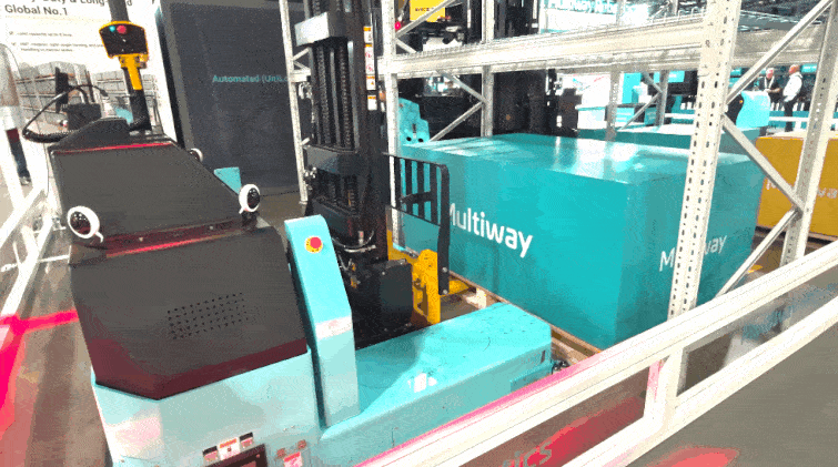 멀티웨이 로보틱스 전방향 사이드 포크 스마트 무인 지게차